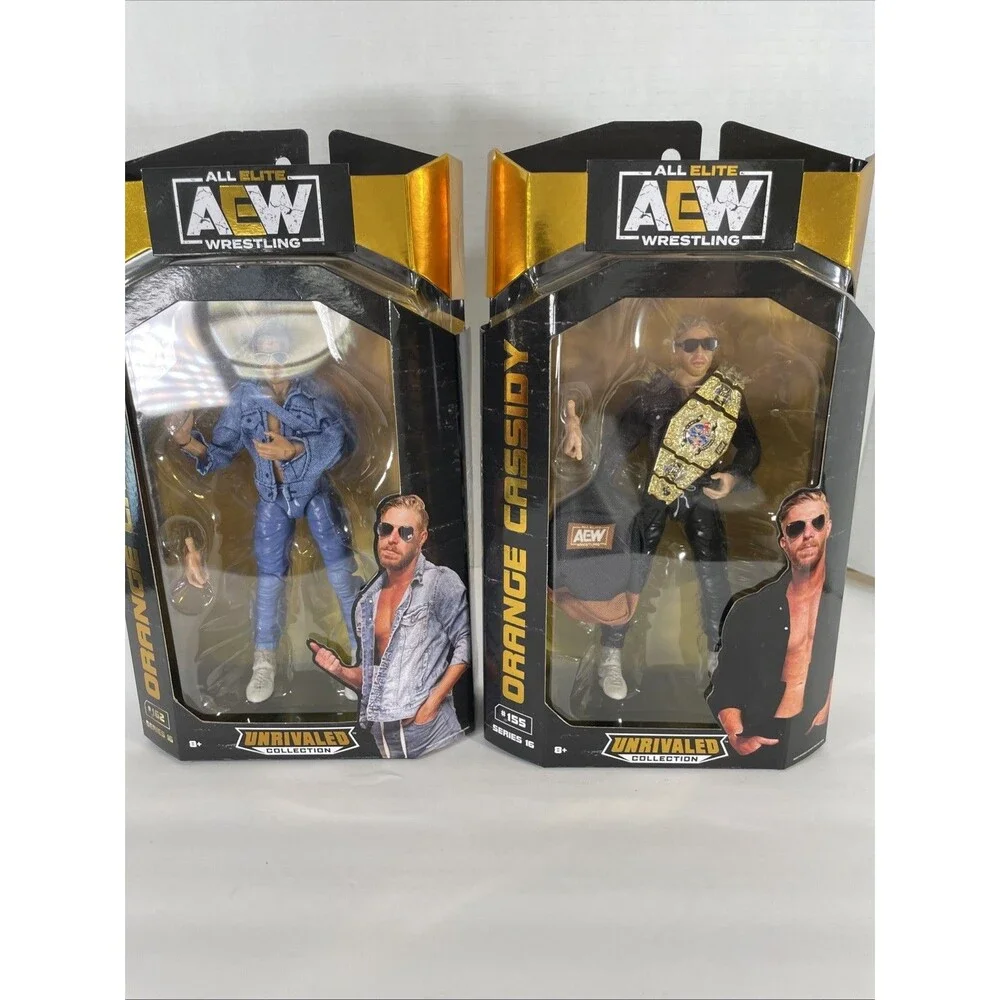 2024 AEW UNRIVALED SERIES 16 #155 ORANGE CASSIDY & #162 1/3000 CHASE VERSION New